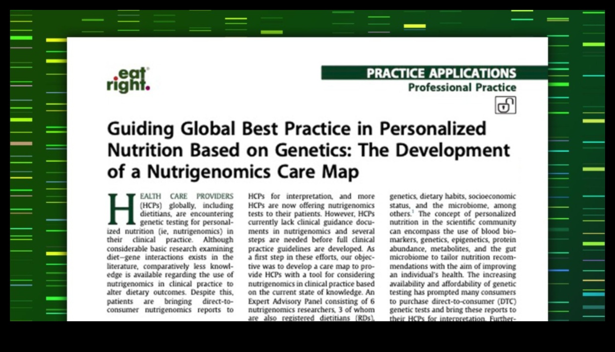 Jūsu ģenētiskā plāksne: ceļvedis personalizētam uzturam ar nutrigenomiku