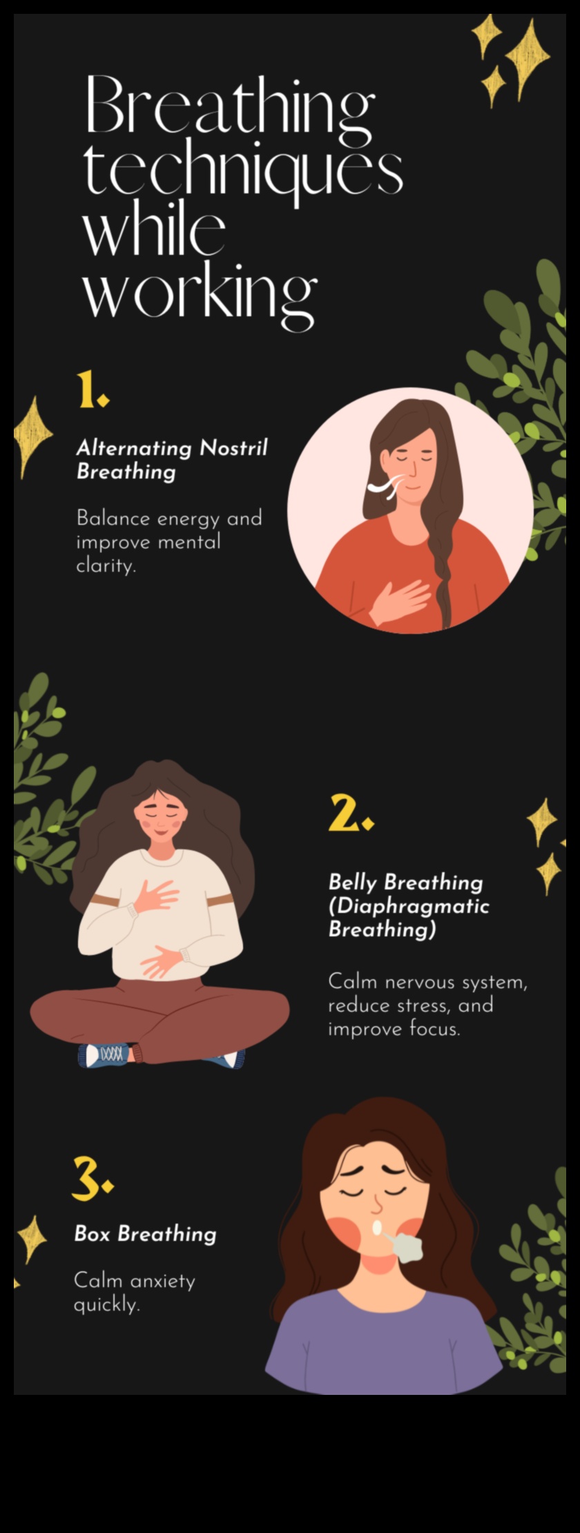 Ieelpojiet mierīgi, izelpojiet sasprindzinājumu: svarīgi elpošanas paņēmieni