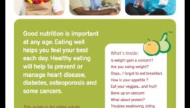 Ēd izcili, uzturas izcili Diētiskais prasību informācija geriatriskajā uzturā 3 Ēd labi, dzīvo labi: uztura vajadzību noteikšana geriatriskajā uzturā