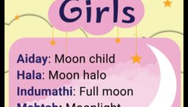 Mēness mīlestība: Mēness iedvesmoti mazuļu vārdi nakts maģijai